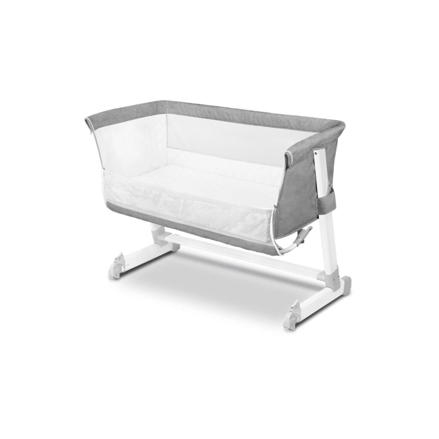 Lionelo - Lit de voyage THEO Concrete