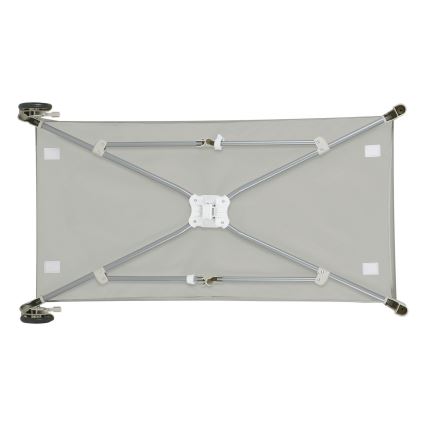 Lionelo - Lit parapluie FLOWER Cappuccino