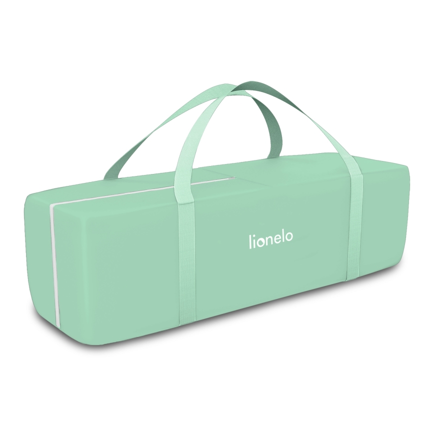 Lionelo - Lit parapluie FLOWER Turquoise