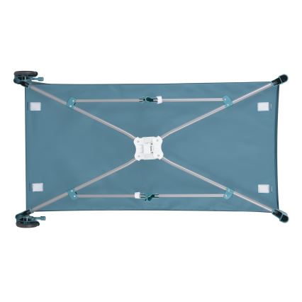Lionelo - Lit parapluie FLOWER Vert Turquoise