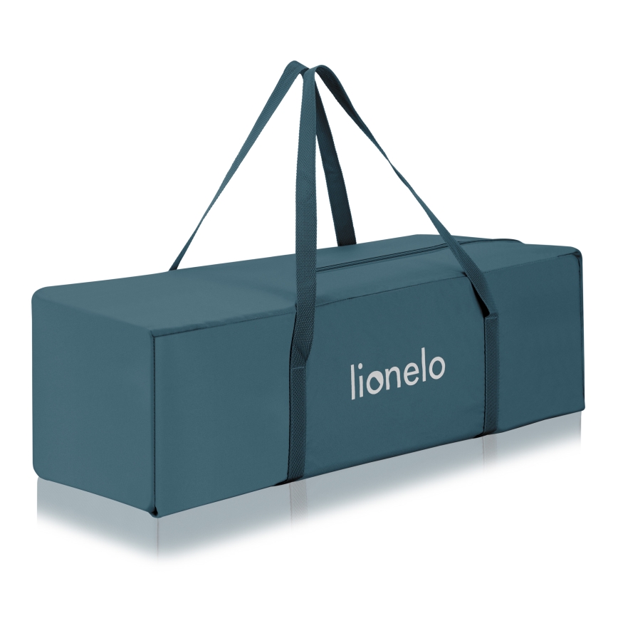 Lionelo - Lit parapluie FLOWER Vert Turquoise