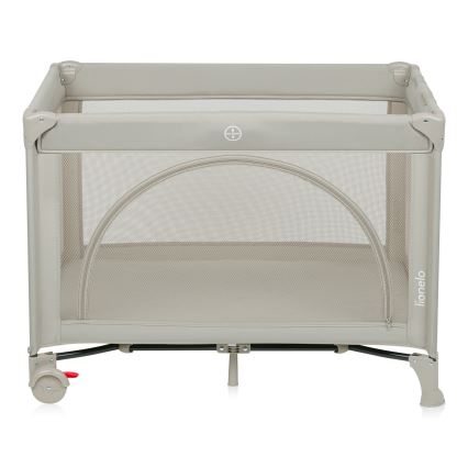 Lionelo - Lit parapluie LAURA Beige Sand