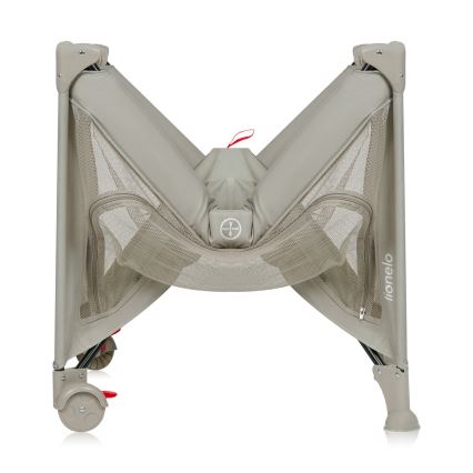 Lionelo - Lit parapluie LAURA Beige Sand
