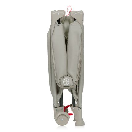 Lionelo - Lit parapluie LAURA Beige Sand