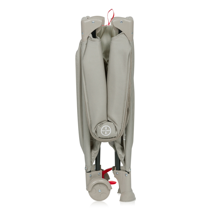 Lionelo - Lit parapluie LAURA Beige Sand