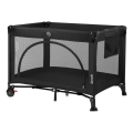 Lionelo - Lit parapluie LAURA Noir Carbone