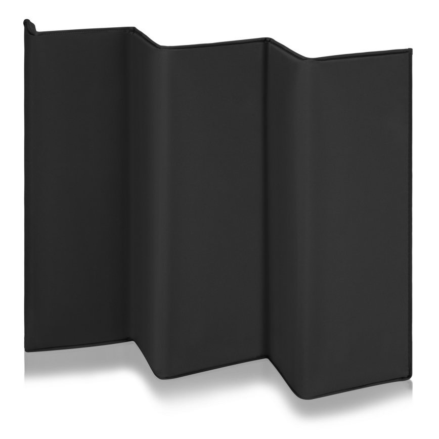 Lionelo - Lit parapluie LAURA Noir Carbone