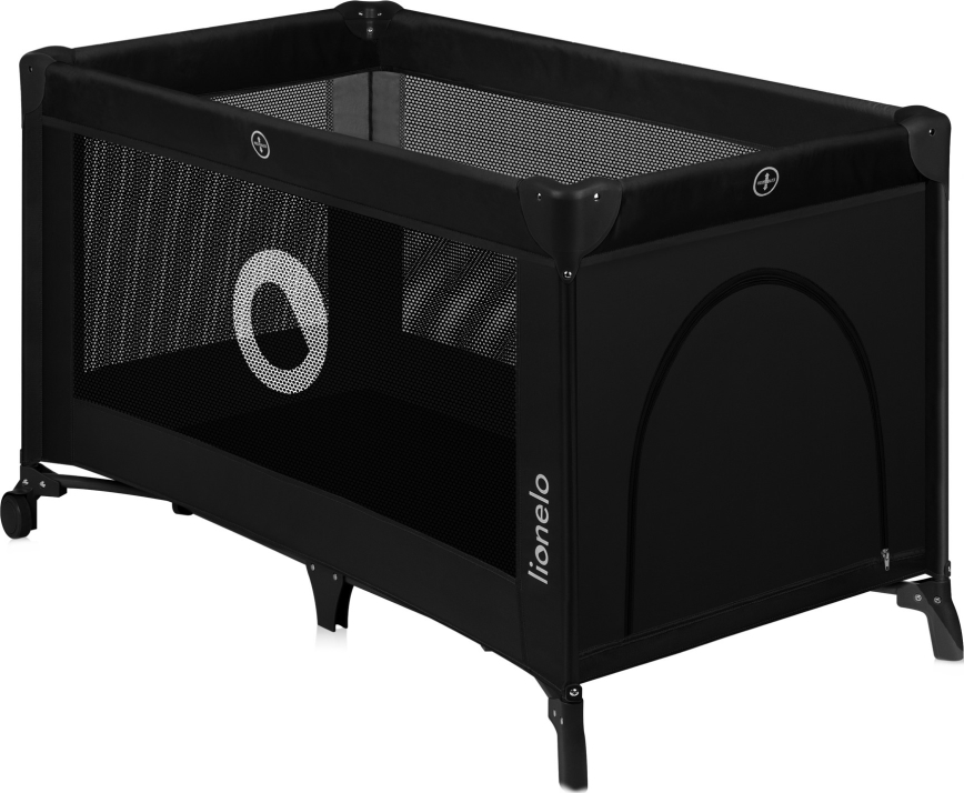 Lionelo - Lit portable STEFI Black Carbon