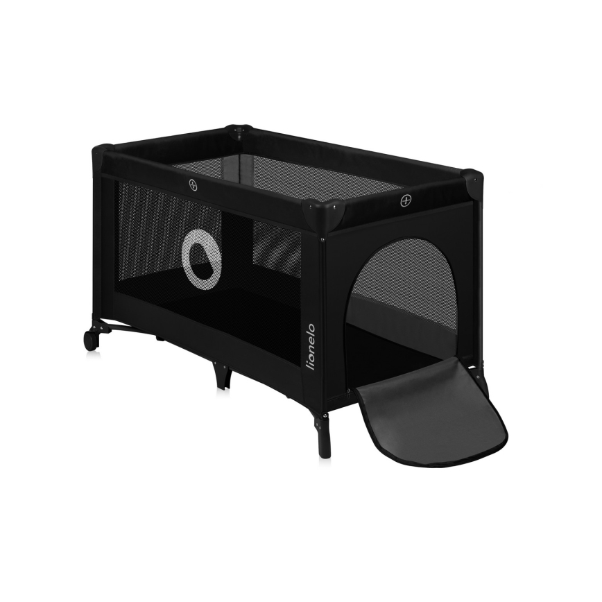Lionelo - Lit portable STEFI Black Carbon