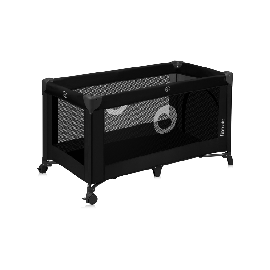 Lionelo - Lit portable STEFI Black Carbon