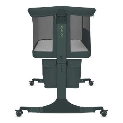 Lionelo - Lit pour bébé 3 en 1 JODIE Vert graphite
