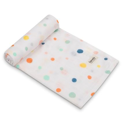 Lionelo - LOT DE 3 langes en bambou BAMBOO SET 70x70 cm Dot