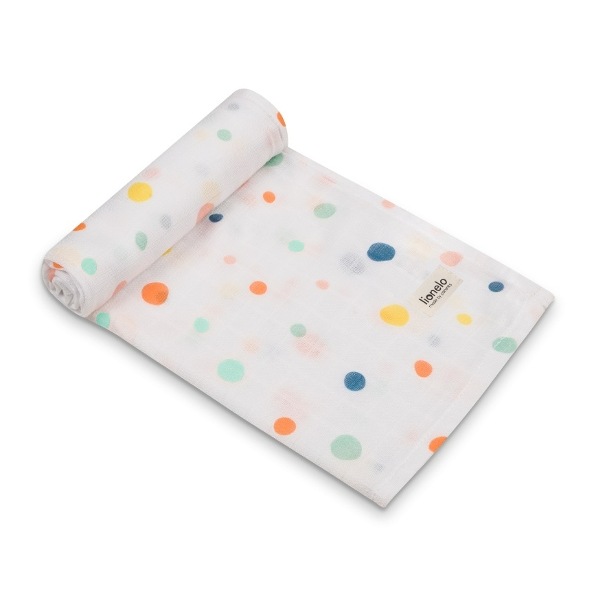 Lionelo - LOT DE 3 langes en bambou BAMBOO SET 70x70 cm Dot
