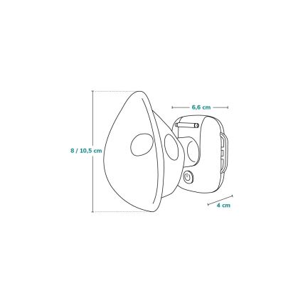 Lionelo - Masque d'inhalation rechargeable pour enfants NEBI AIR 5V