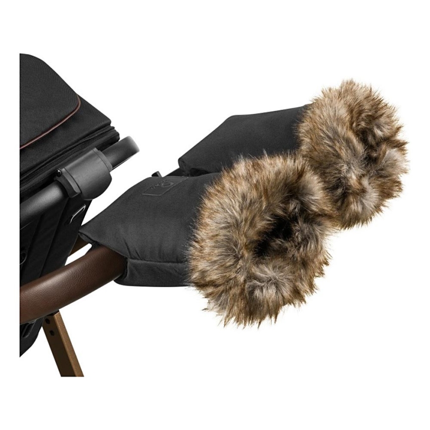 Lionelo - Moufles pour poussette HANDMUFF Noir