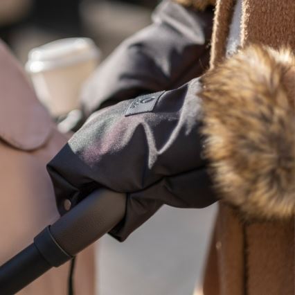 Lionelo - Moufles pour poussette HANDMUFF Noir