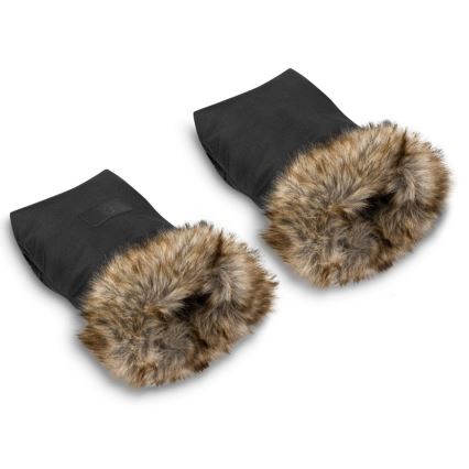 Lionelo - Moufles pour poussette HANDMUFF Noir