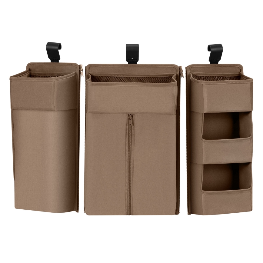 Lionelo - Organisateur 3 en 1 pour lit bébé SIDEPOCKET Beige
