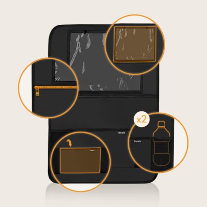 Lionelo - Organiseur de voiture SEAT ORGANIZER Noir