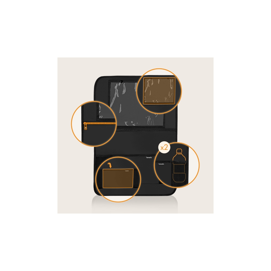 Lionelo - Organiseur de voiture SEAT ORGANIZER Noir