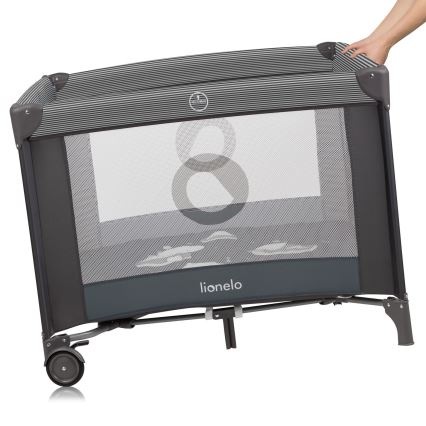 Lionelo - Parc de jeu BONNIE Gris Scandi