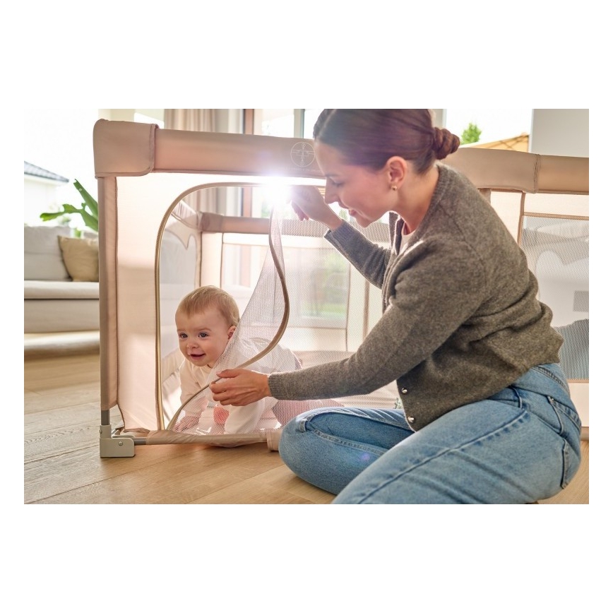 Lionelo - Parc de jeu FLORENCE Beige sable