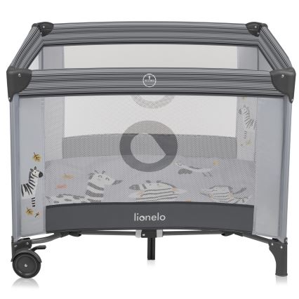 Lionelo - Parc de jeu pour bébé BONNIE Grey Stone