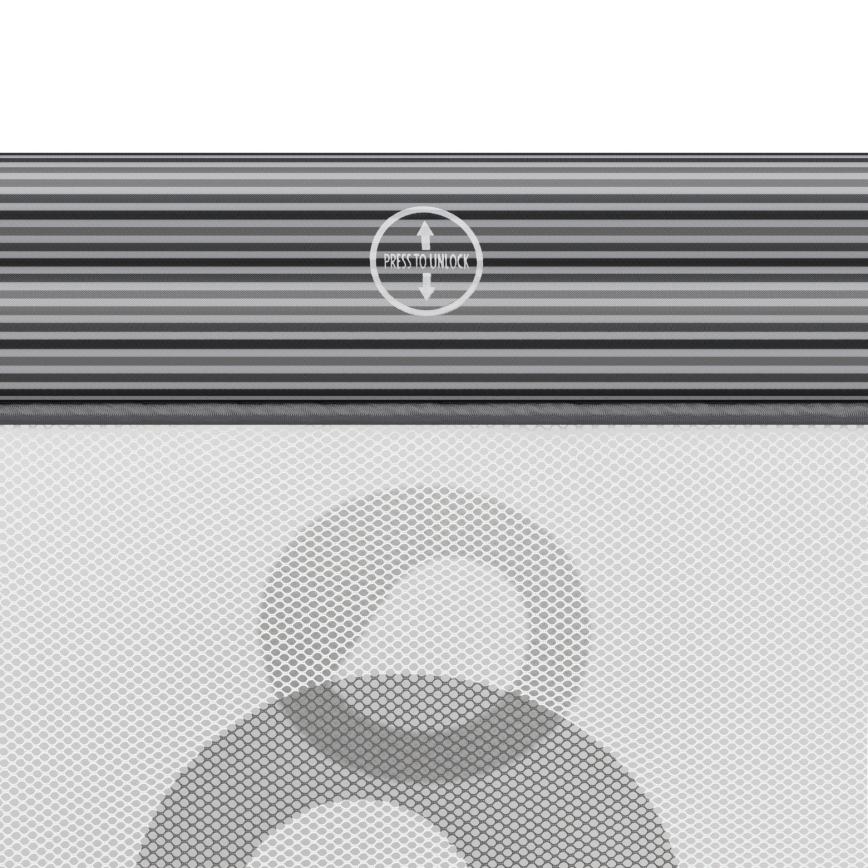 Lionelo - Parc de jeu pour bébé BONNIE Grey Stone