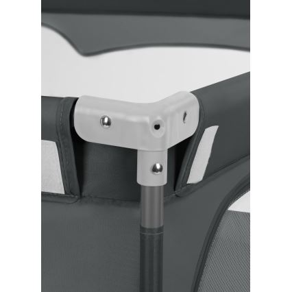 Lionelo - Parc de jeu pour bébé FLORENCE gris graphite