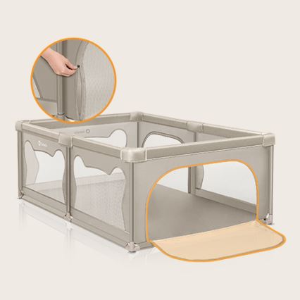 Lionelo - Parc pour enfants WILLOW beige