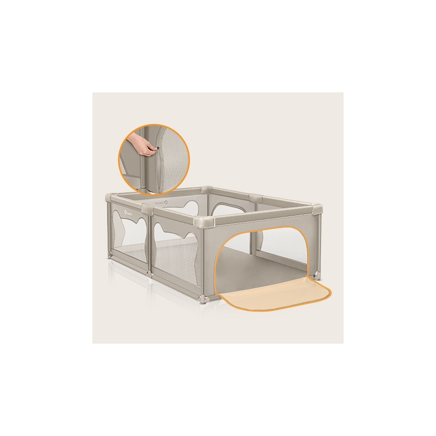 Lionelo - Parc pour enfants WILLOW beige
