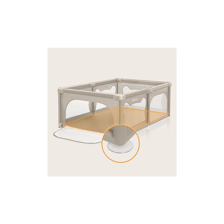 Lionelo - Parc pour enfants WILLOW beige