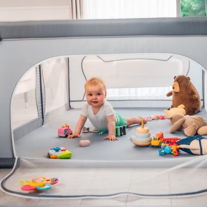 Lionelo - Parc pour enfants WILLOW gris