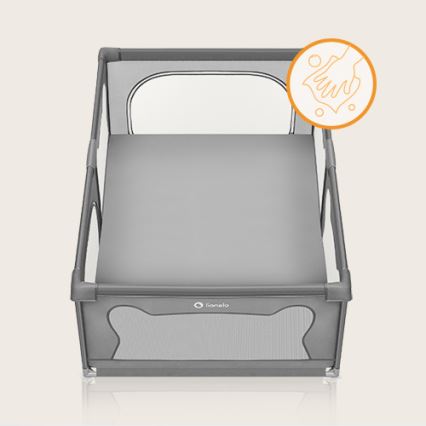 Lionelo - Parc pour enfants WILLOW gris