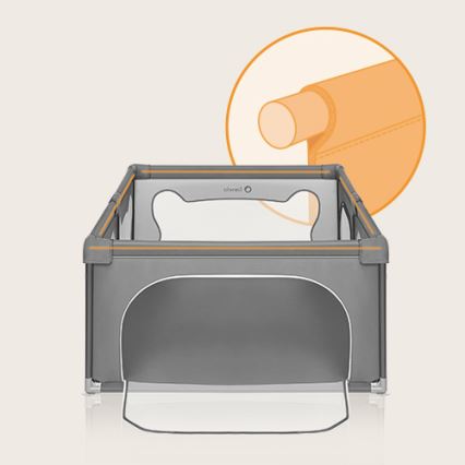 Lionelo - Parc pour enfants WILLOW gris