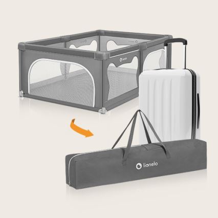 Lionelo - Parc pour enfants WILLOW gris