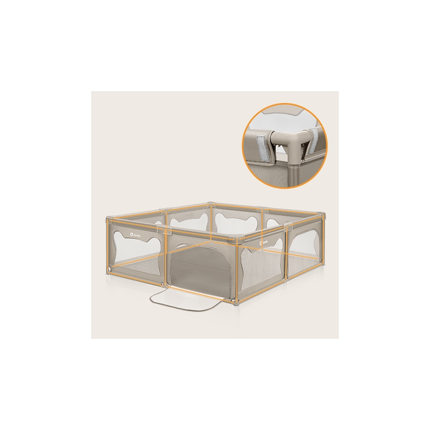 Lionelo - Parc pour enfants WILLOW XL beige
