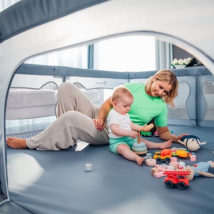 Lionelo - Parc pour enfants WILLOW XL gris