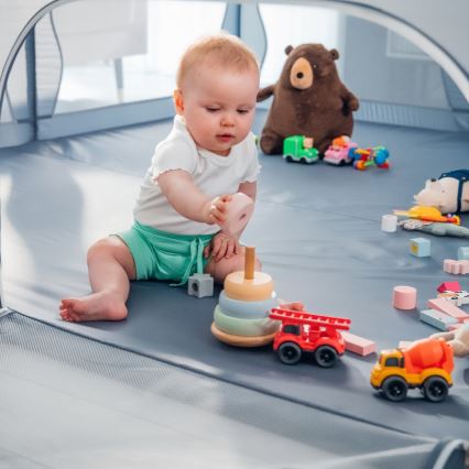 Lionelo - Parc pour enfants WILLOW XL gris