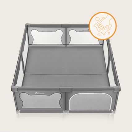 Lionelo - Parc pour enfants WILLOW XL gris