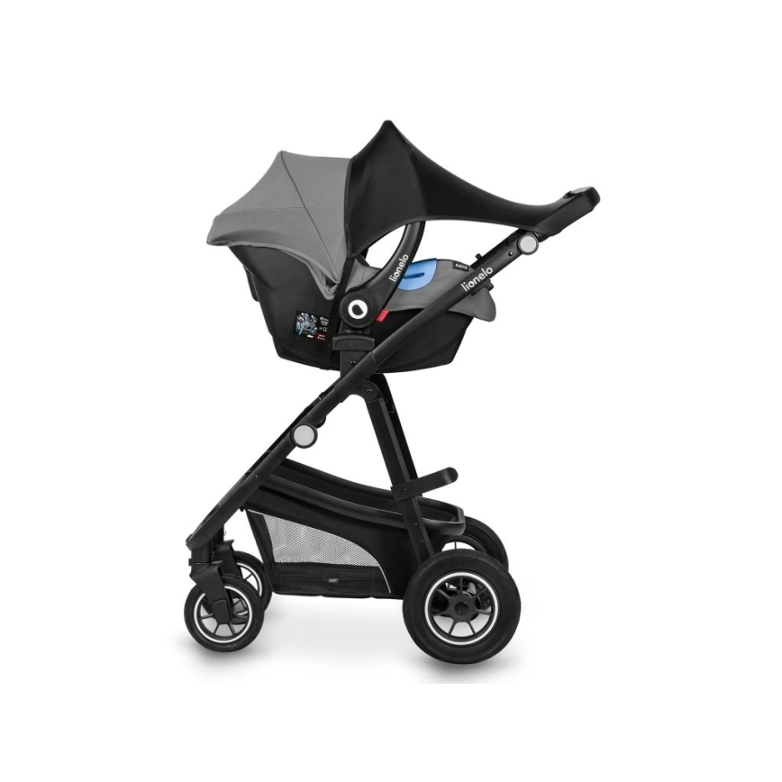 Lionelo - Pare-soleil pour poussette SUN COVER Noir carbone