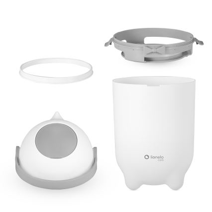 Lionelo - Poubelle à couches PUREBIN 10 l Blanc