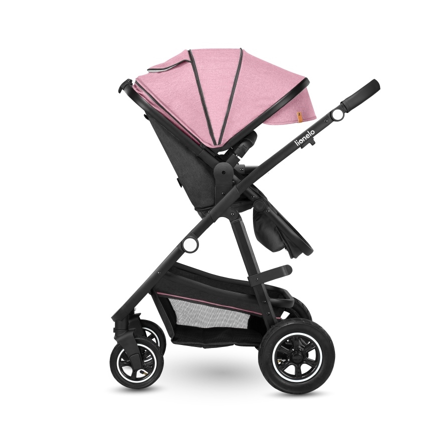 Lionelo - Poussette combinée 2 en 1 AMBER Pink Rose