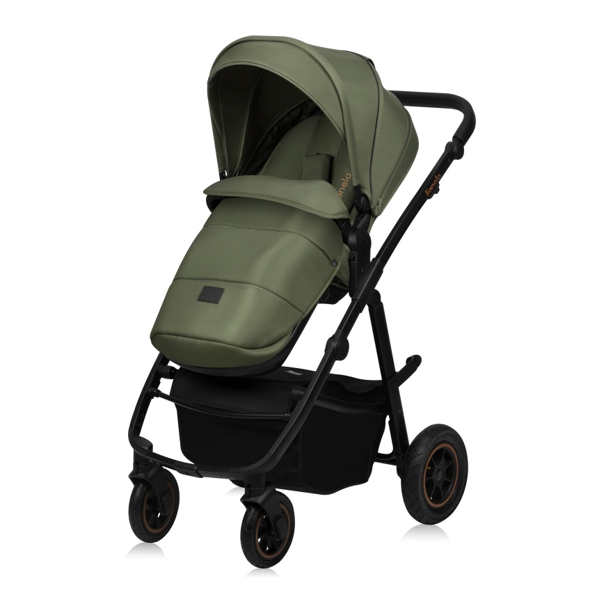 Lionelo - Poussette combinée 2-en-1 AMBER PLUS Vert forêt
