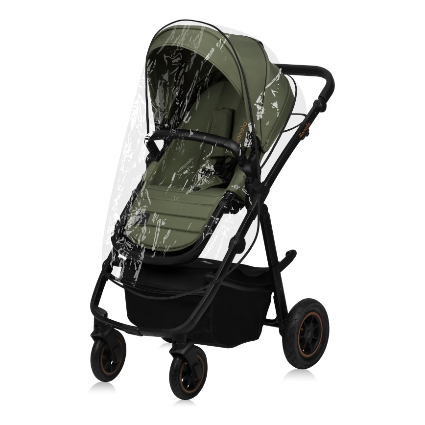 Lionelo - Poussette combinée 2-en-1 AMBER PLUS Vert forêt