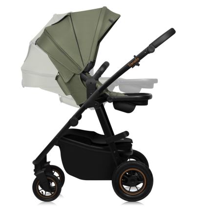 Lionelo - Poussette combinée 2-en-1 AMBER PLUS Vert forêt