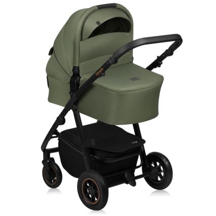 Lionelo - Poussette combinée 2-en-1 AMBER PLUS Vert forêt