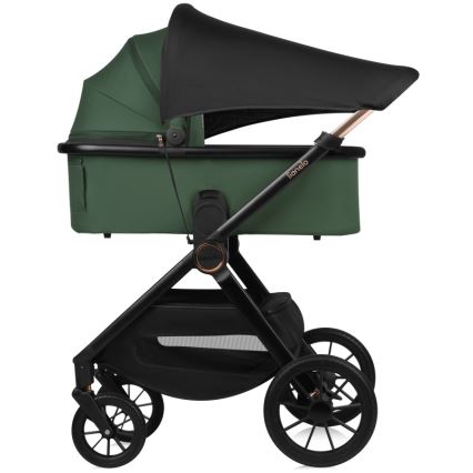 Lionelo - Poussette combinée 2-en-1 LAYLA Green Forest