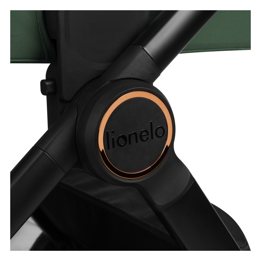 Lionelo - Poussette combinée 2-en-1 LAYLA Green Forest