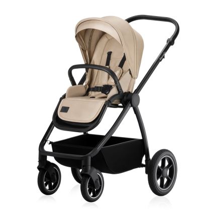Lionelo - Poussette combinée 2-en-1 MERIL Beige Sable